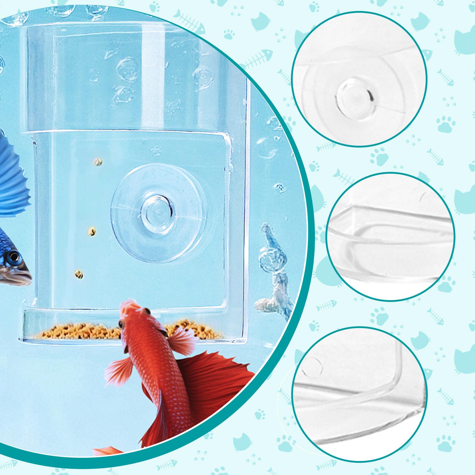 Fish Tank Feeder Clear PS Floa - Aquarium Fish Keeping review and price