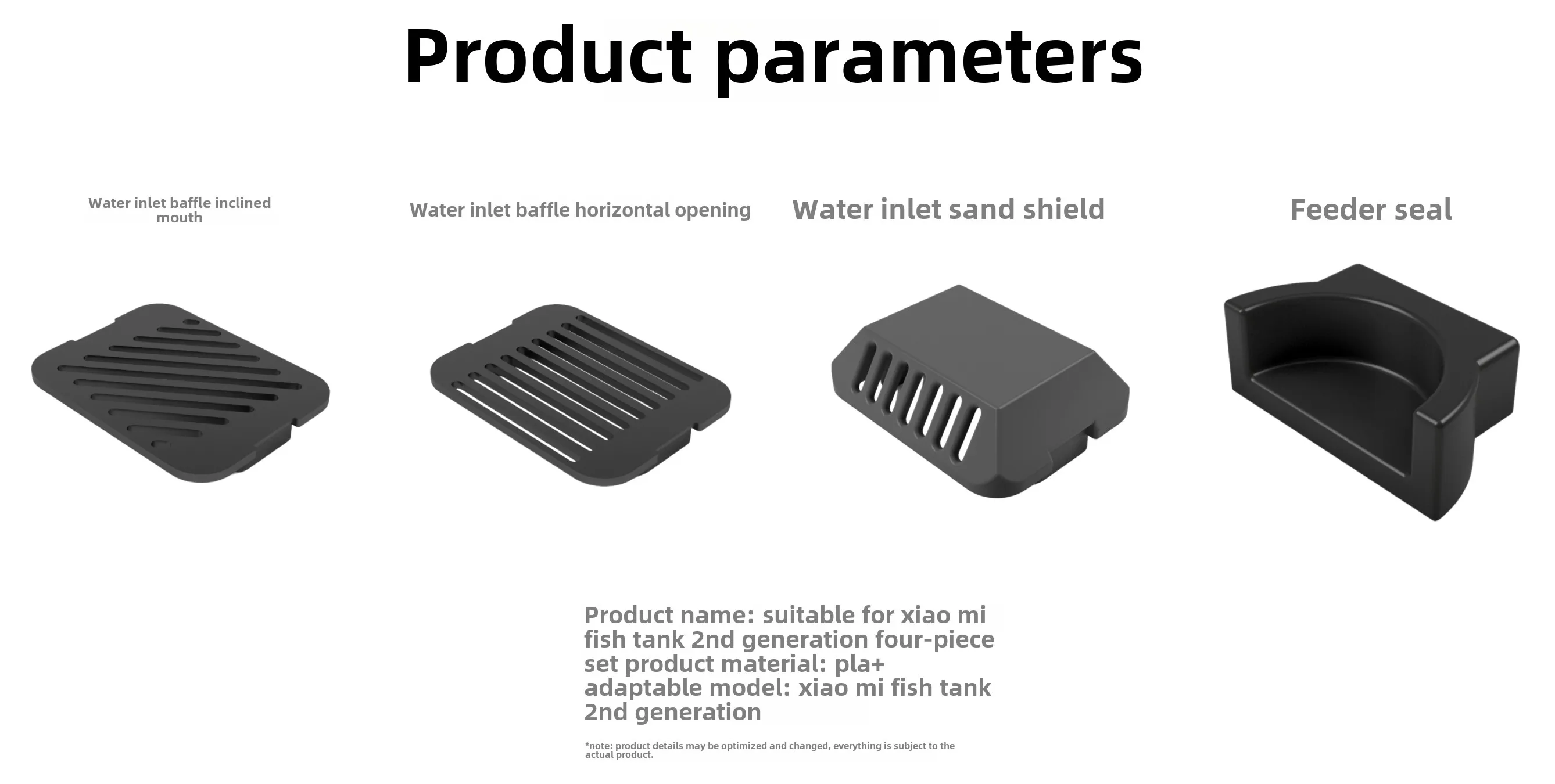 4PCS/Set For xiaomi mijia aqua - Aquarium Xiaomi review and price