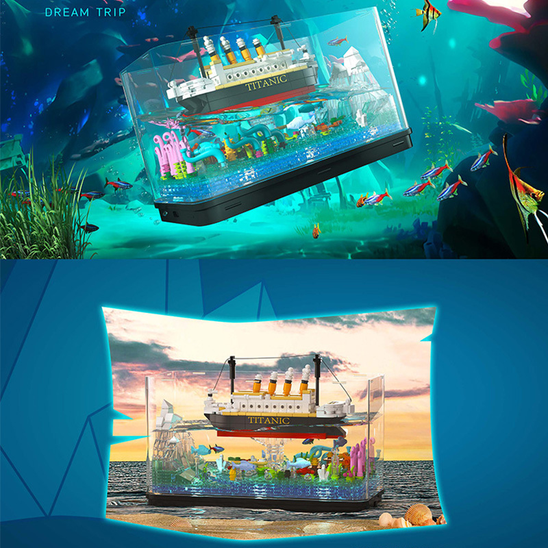 MOC Titanic Cruise Line Pirate - Aquarium Fish Keeping review and price
