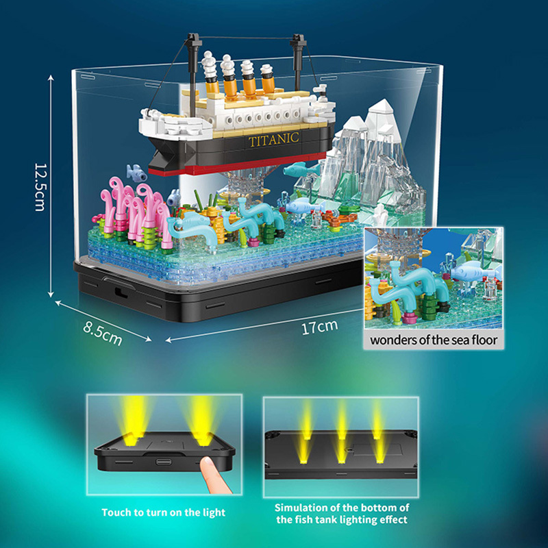 MOC Titanic Cruise Line Pirate - Aquarium Fish Keeping review and price