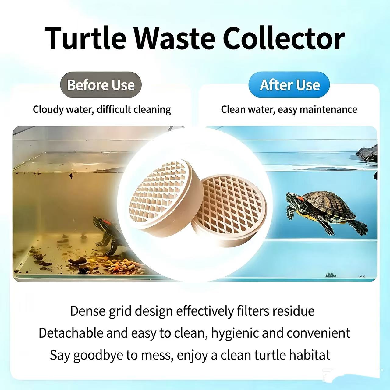 Turtle Feces Collector Detacha - Aquarium Fish Keeping review and price